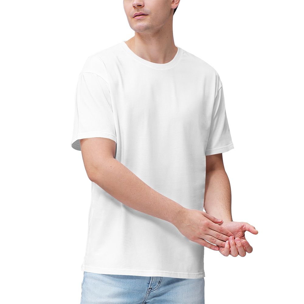 Unisex Short Sleeve Crew Neck Cotton Jersey T-Shirt | Printy6