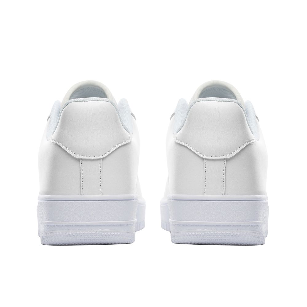 Unisex Low Top Leather Sneakers | Printy6
