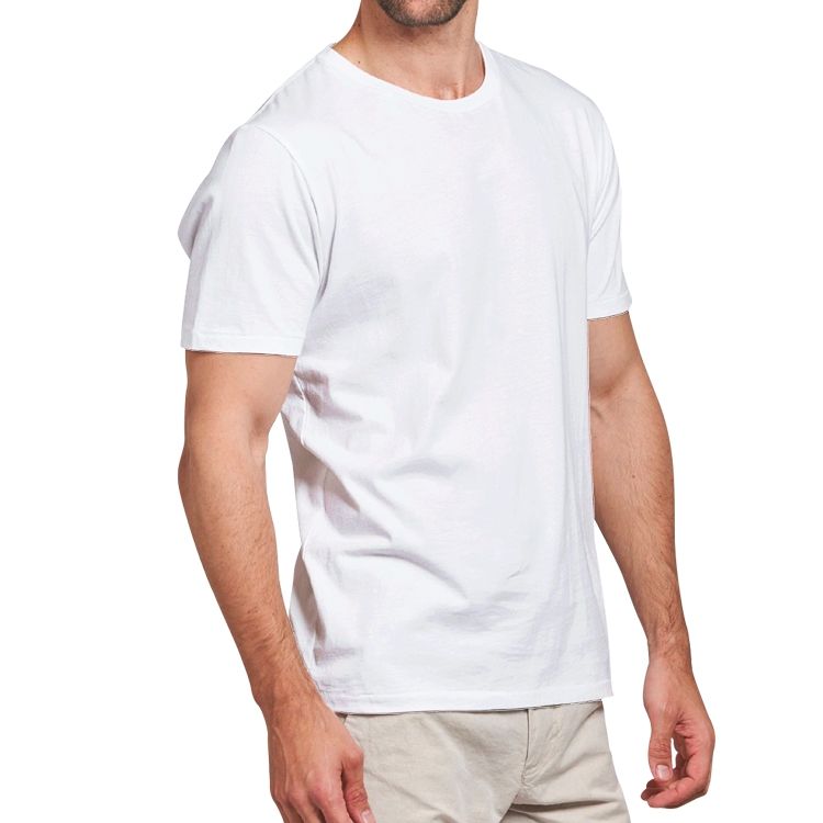 Men's Heavy Cotton Adult T-Shirt White | Printy6